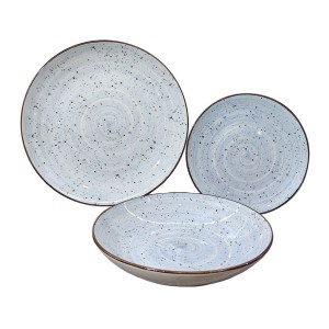Geschirr Versa Lua Blau Porzellan 18 Stücke