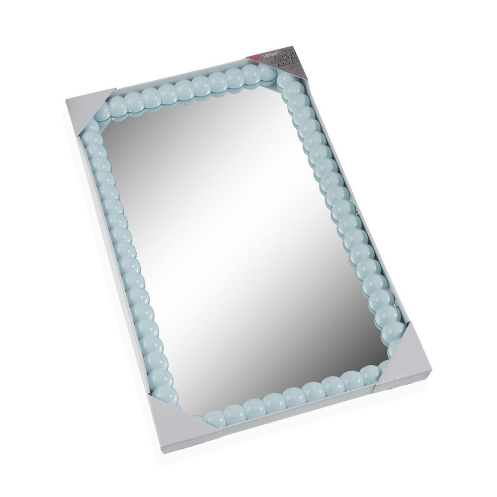 Miroir mural Versa Bleu 3,8 x 76 x 45,5 cm
