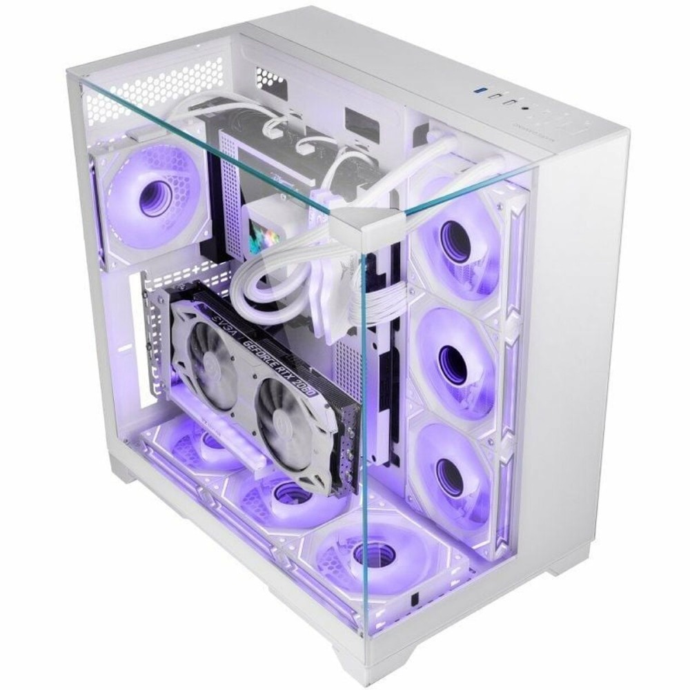 Mini-Tower Gehäuse Mikro ATX / ITX Mars Gaming MCVISIONW Weiß