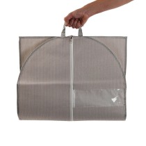 Housse pour costume Versa Rayures Beige 100 x 60 cm