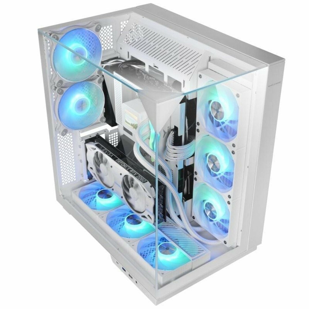 ATX Semi-Tower Gehäuse Mars Gaming MC3GFW Weiß