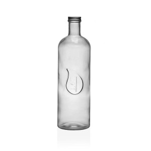 Bouteille Versa verre Aluminium Goutte 1,6 L 9,8 x 32,5 x 9,8 cm