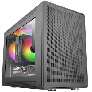 ATX Mini-tower Box Case Mars Gaming MCXPS Black