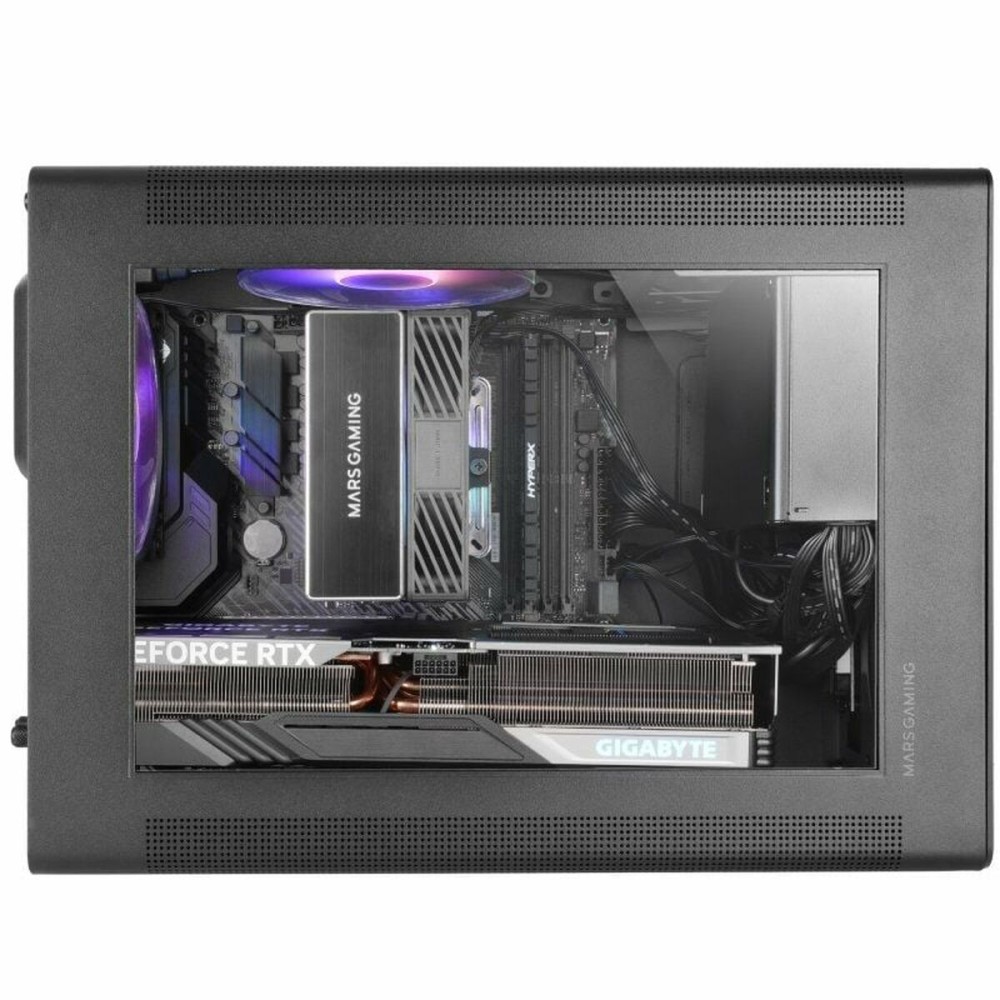 ATX Mini-tower Box Case Mars Gaming MCXPS Black