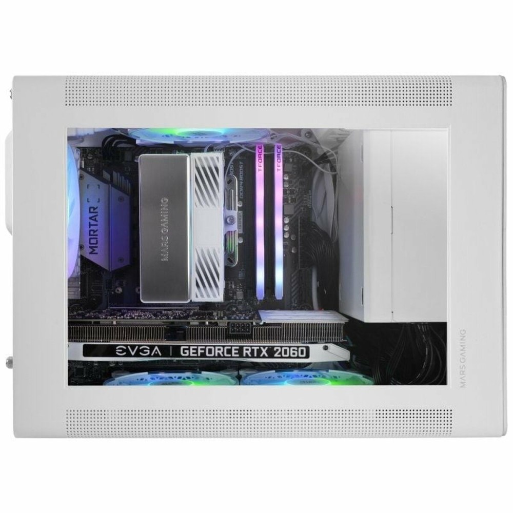 ATX Mini-tower Box Case Mars Gaming MCXPSW White