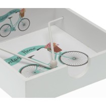 Porte-serviettes Versa Bois 18 x 7 x 18 cm Bicyclette