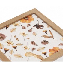 Decorative box Versa MDF Wood Petals