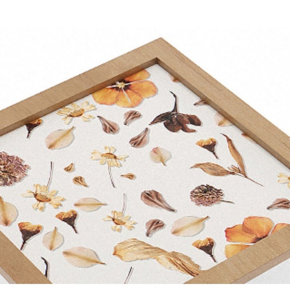 Decorative box Versa MDF Wood Petals