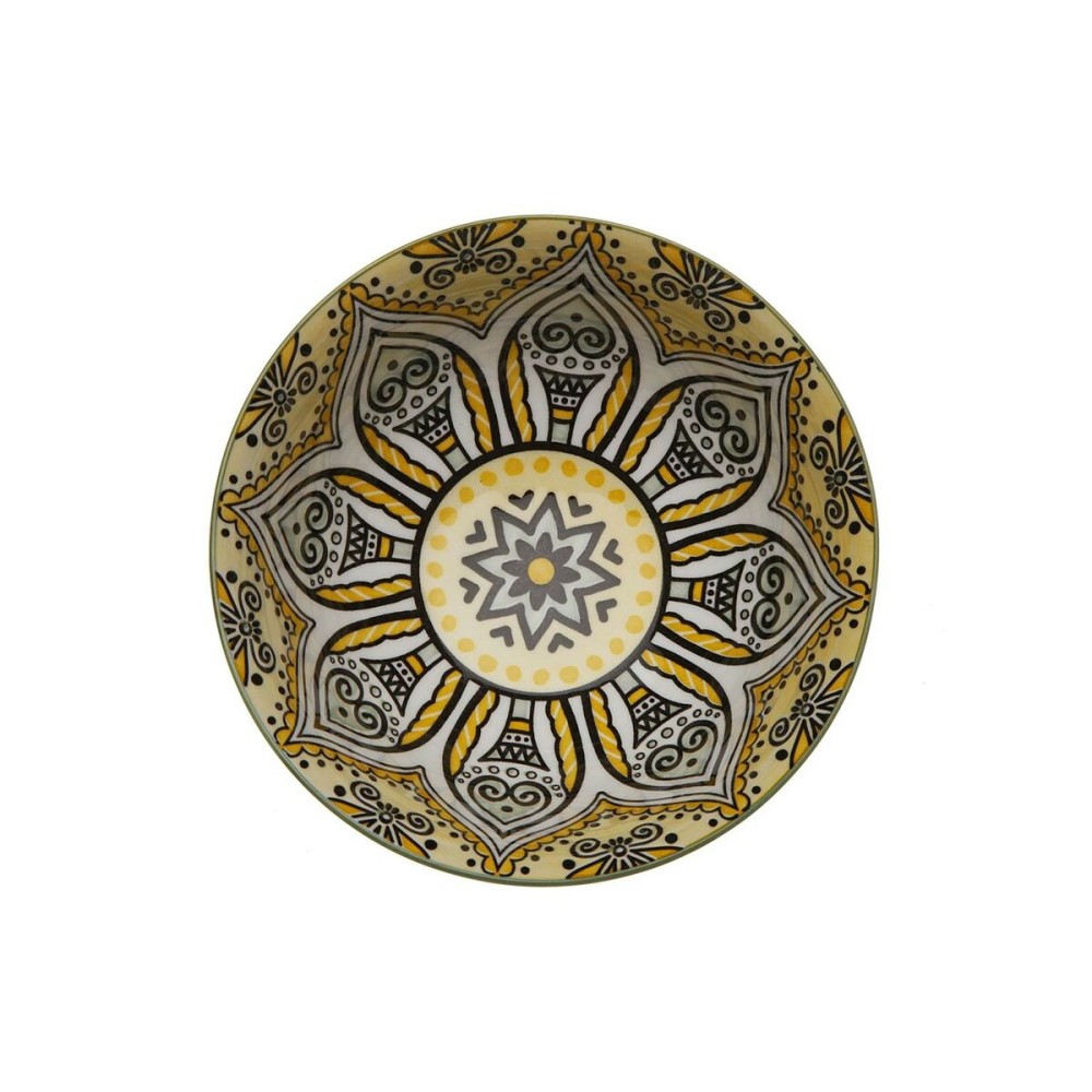 Bol pour Apéritifs Versa Jaune Céramique Porcelaine 15,5 x 7 x 15,5 cm