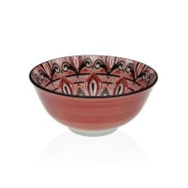 Schüssel für Vorspeisen Versa Rot aus Keramik Porzellan 15,5 x 7 x 15,5 cm