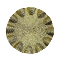 Untersetzer Versa Gold Kunststoff 38 x 38 cm