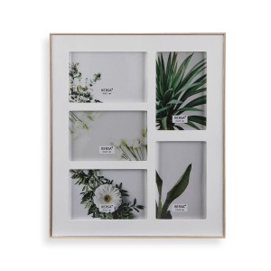 Photo frame Versa White Wood 36 x 30,5 cm