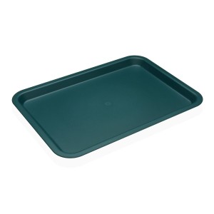 Plateau Versa Bleu Polyéthylène RPET 27 x 2,2 x 38 cm