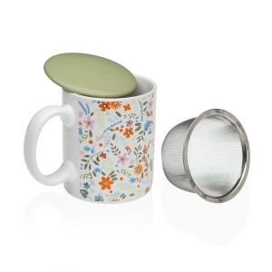 Filtertasse für Teeaufgüsse Versa Blomster