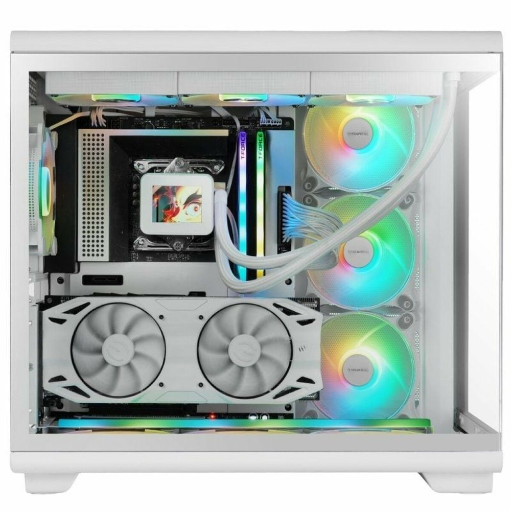 ATX Semi-Tower Gehäuse Mars Gaming MCREVW Weiß