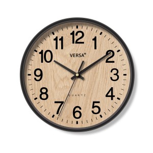 Wanduhr Versa Kunststoff 4,3 x 30 x 30 cm