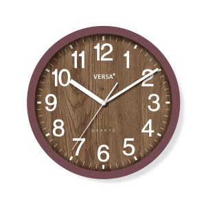 Horloge Murale Versa Plastique 4,8 x 31 x 31 cm