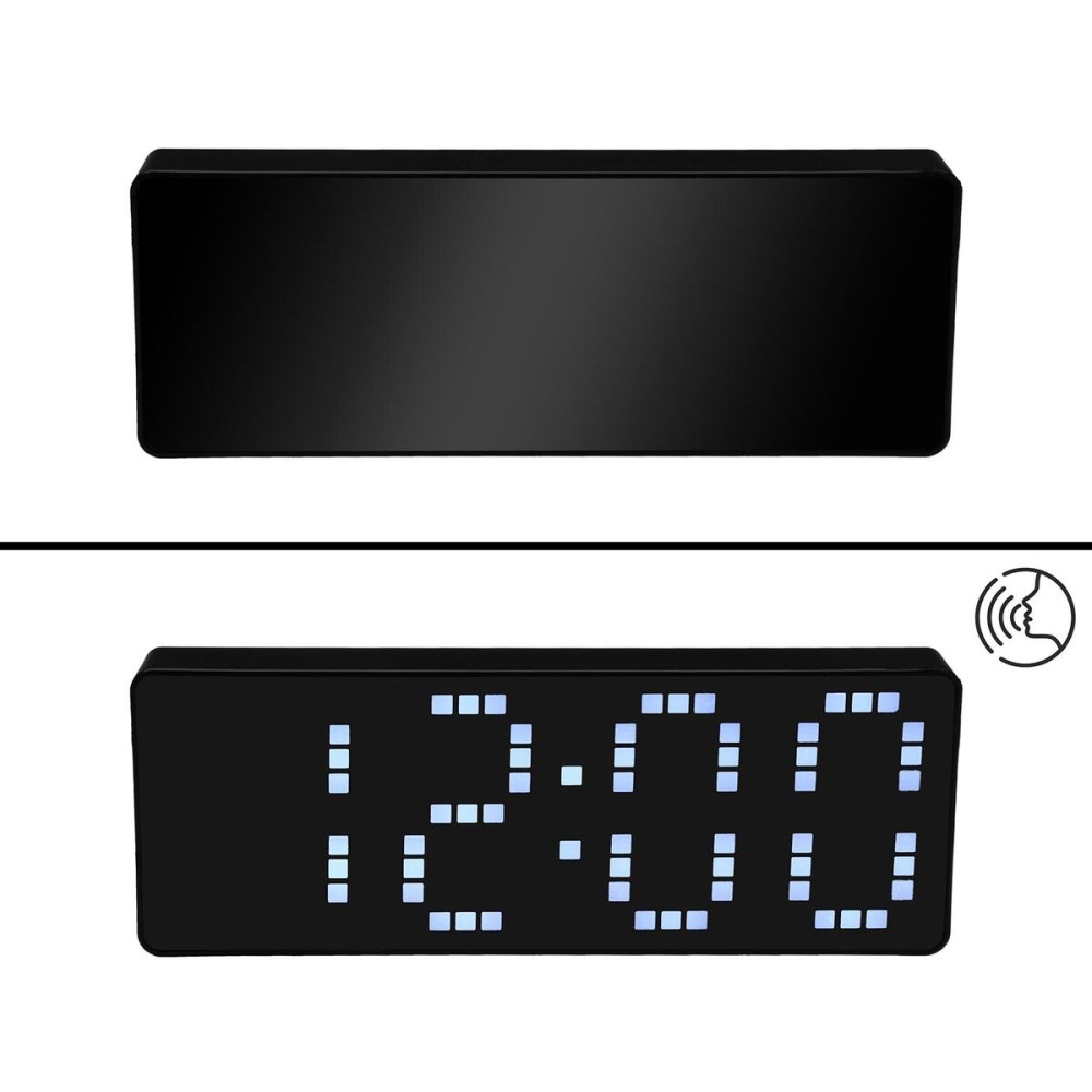 Wecker Versa Weiß Schwarz