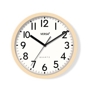Horloge Murale Versa Plastique 4,8 x 31 x 31 cm