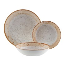 Tableware Versa Brown Porcelain 18 Pieces
