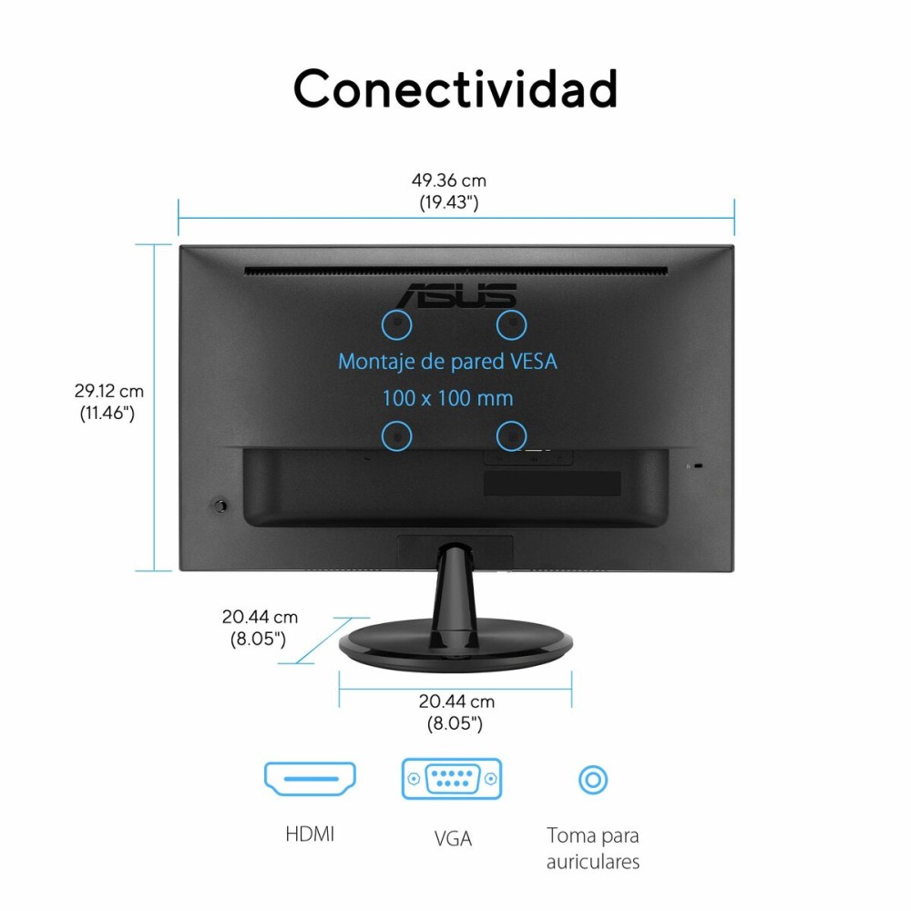 Écran Asus 90LM06B0-B05B70 Full HD 22" 21,4"