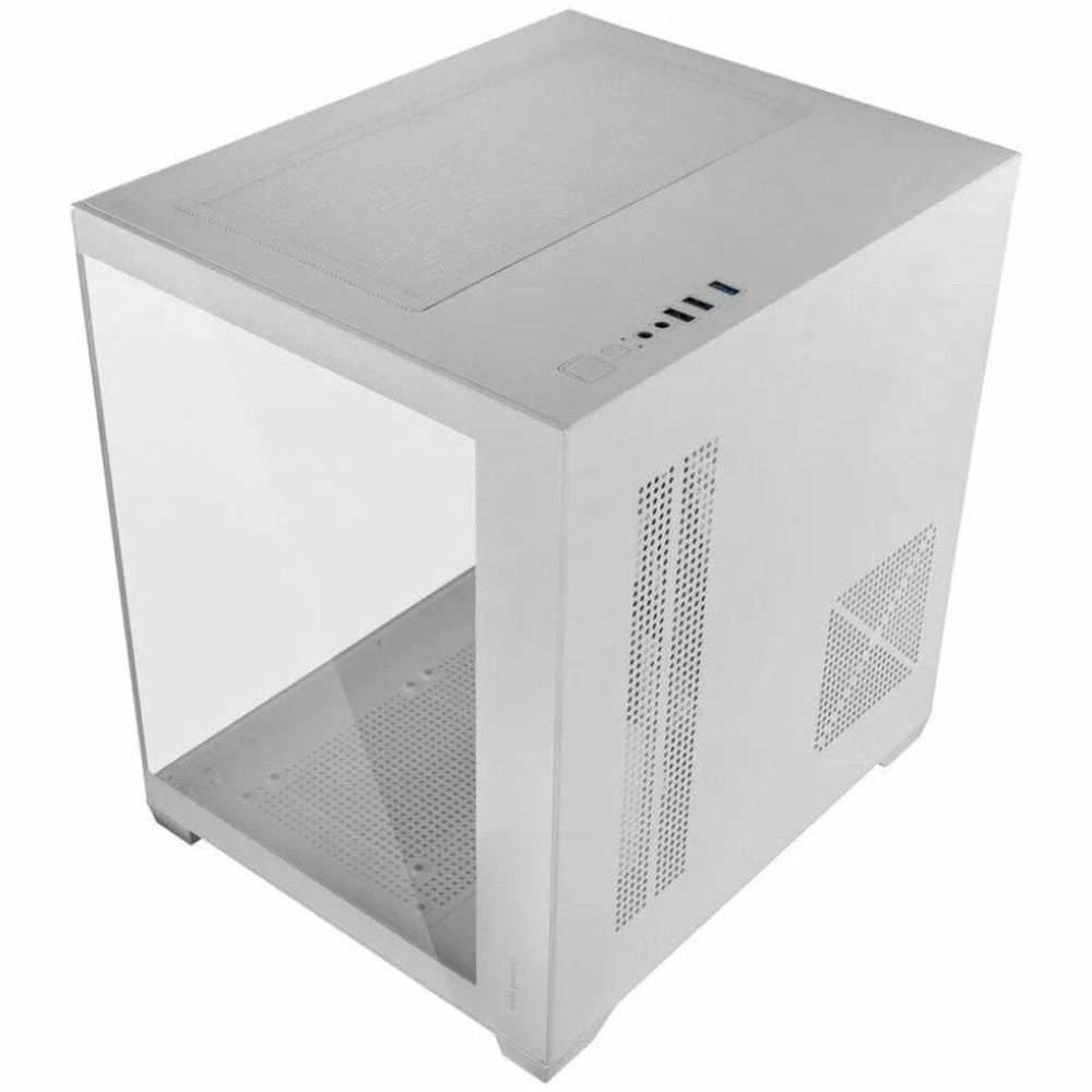 Mini-Tower Gehäuse Mikro ATX / ITX Mars Gaming MCVIEW2W Weiß