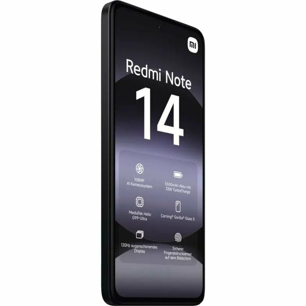 Smartphone Xiaomi Redmi Note 14 Octa Core 6 GB RAM 128 GB Schwarz 6,67"