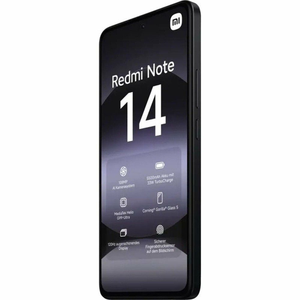 Smartphone Xiaomi Redmi Note 14 Octa Core 6 GB RAM 128 GB Schwarz 6,67"