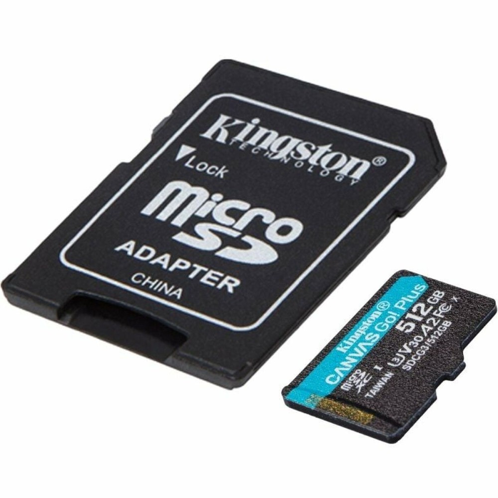 Carte Mémoire Micro SD avec Adaptateur Kingston CANVAS Go! Plus 512 GB