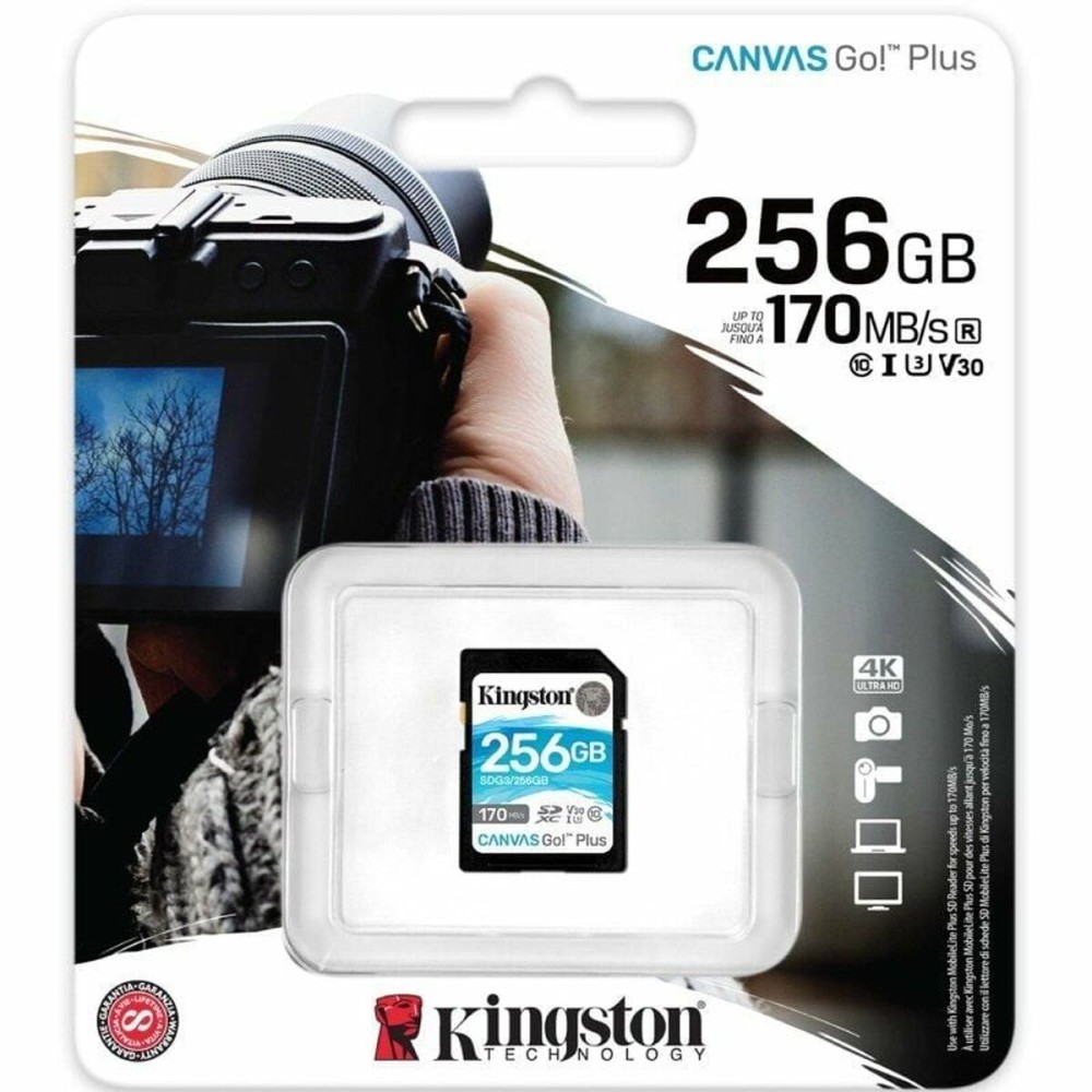 Carte Mémoire SDXC Kingston Canvas Go! Plus 256 GB
