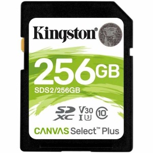 Carte Mémoire SDXC Kingston CANVAS Select Plus 256 GB