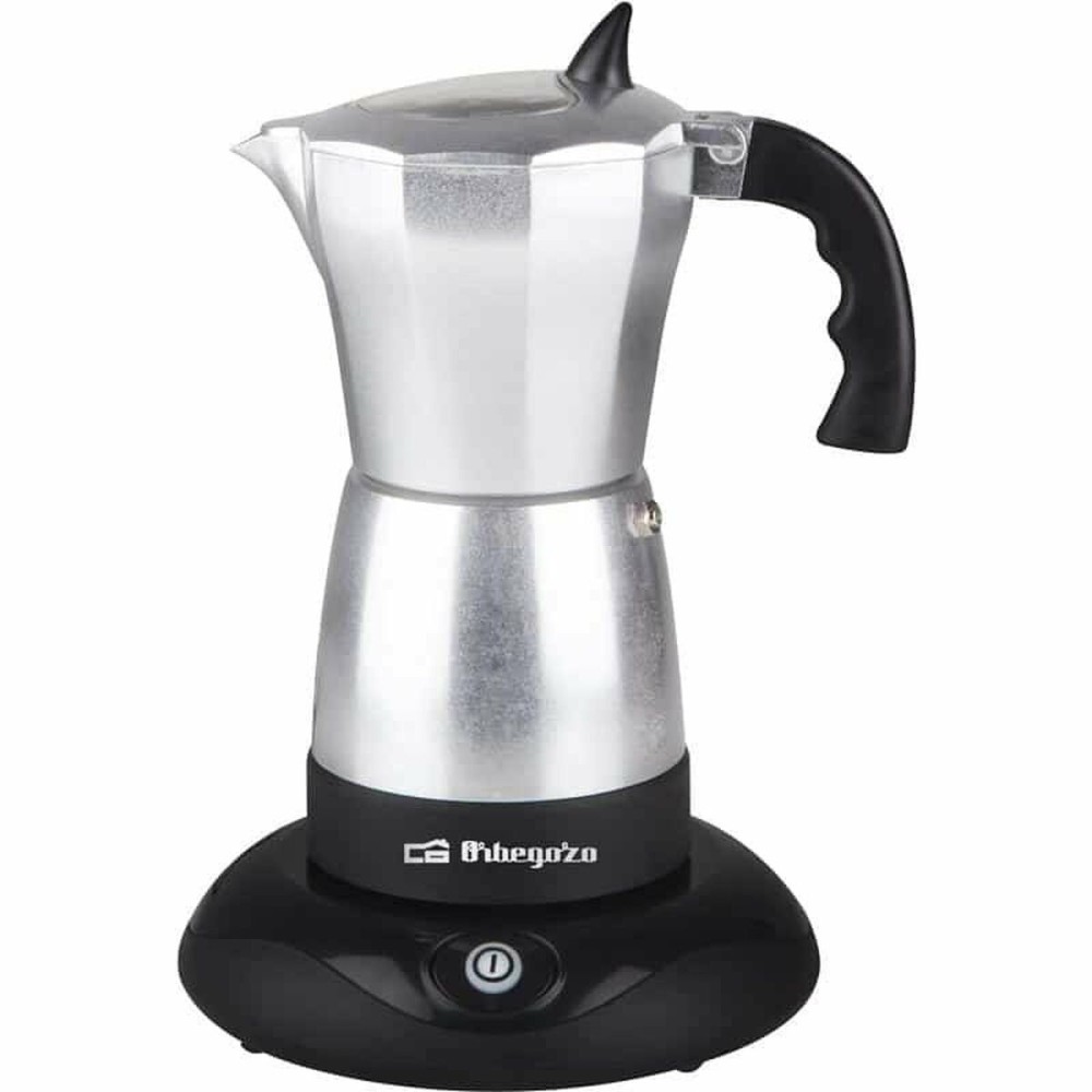 Elektrische Kaffeemaschine Orbegozo KFE660 Silberfarben Aluminium 6 Tassen