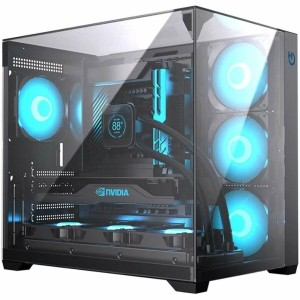 Boîtier ATX semi-tour Hiditec CHA010056 Noir