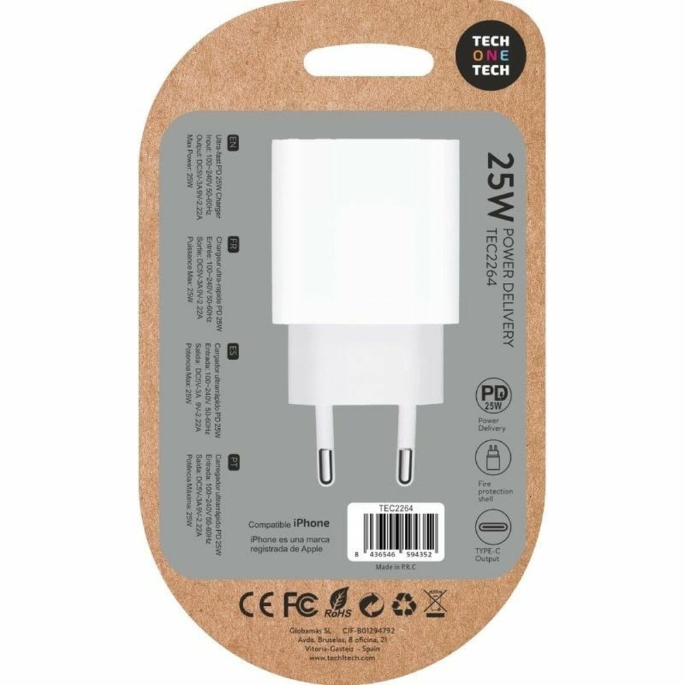 Wandladegerät Tech One Tech TEC2264 25 W