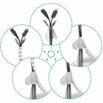 Kabel-Ordnungshilfe Aisens A151-0918 Weiß 2 mm