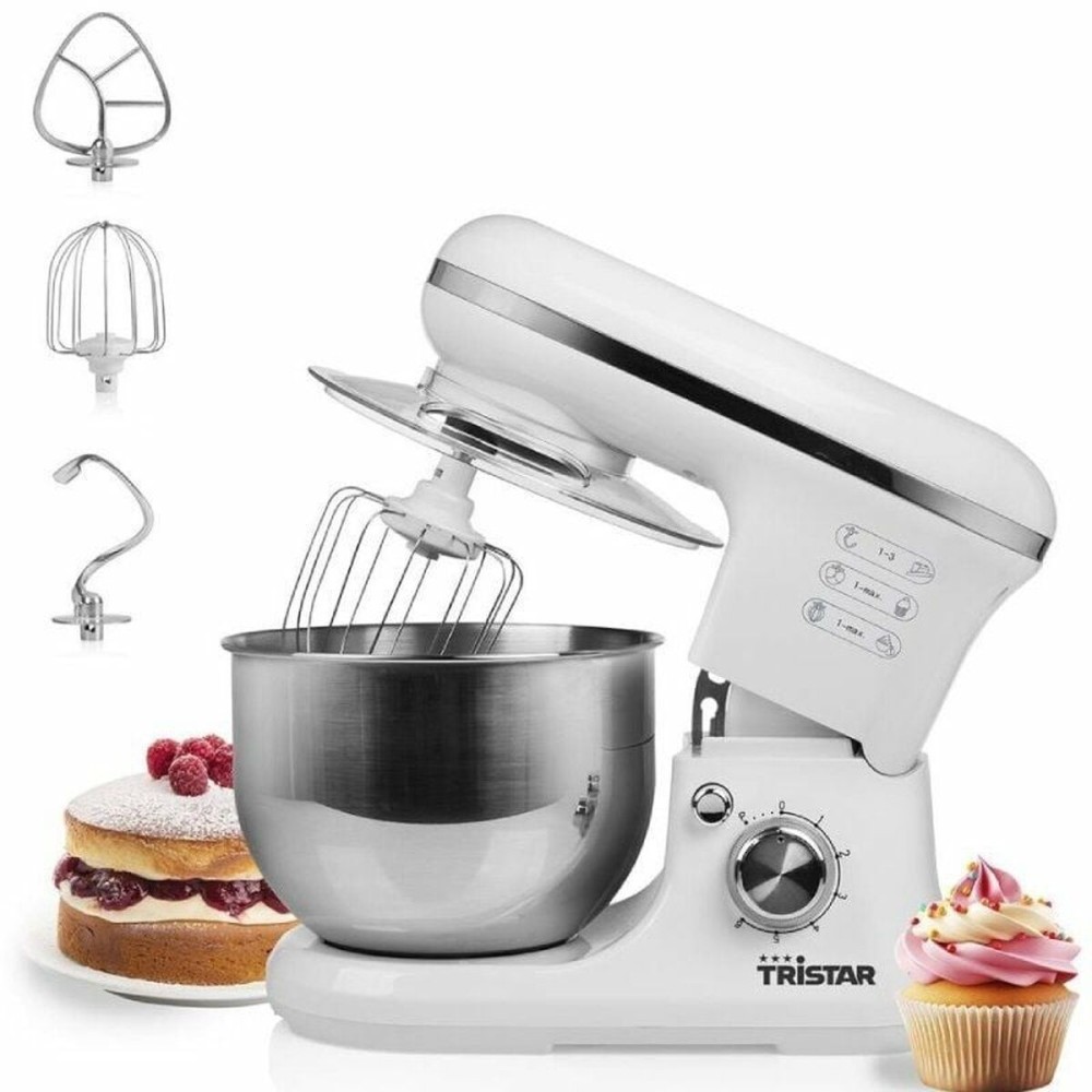 Food Processor Tristar MX-4817 1200 W 1500 W Stainless steel White 5 L