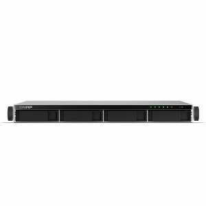 NAS-Netzwerk-Speicher Qnap TS-464U-RP Schwarz