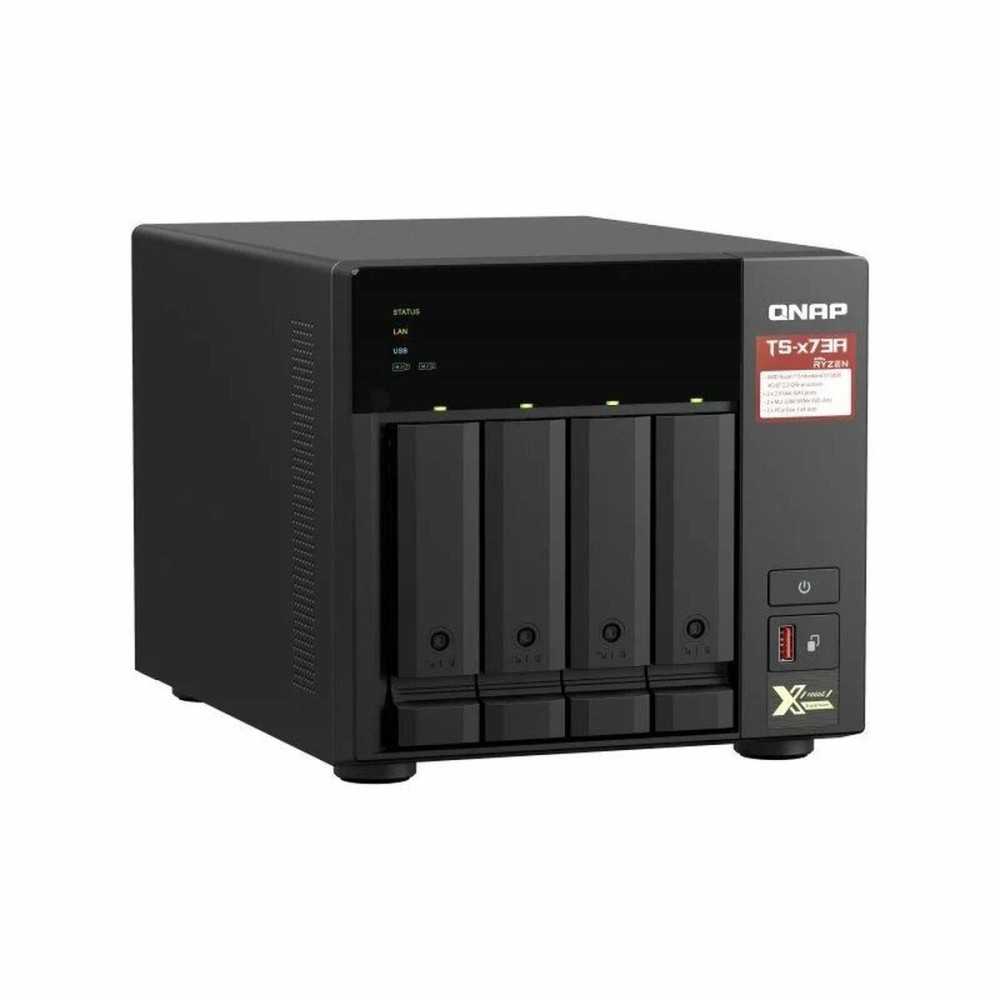 NAS-Netzwerk-Speicher Qnap TS-473A-8G Quad Core Schwarz