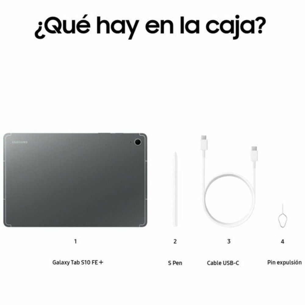 Tablet Samsung Galaxy Tab S10+ FE Octa Core 8 GB RAM 256 GB Grau