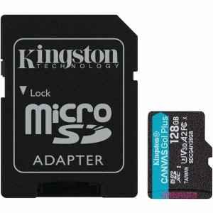 Carte Mémoire Micro SD avec Adaptateur Kingston CANVAS Go! Plus 128 GB