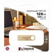 USB Pendrive Kingston DataTraveler SE9 G3 USB 3.2 128 GB Gold