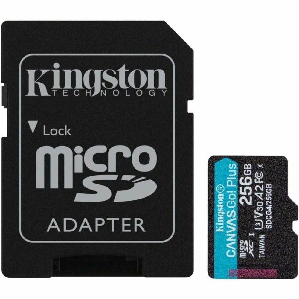 Carte Mémoire Micro SD avec Adaptateur Kingston CANVAS Go! Plus 256 GB