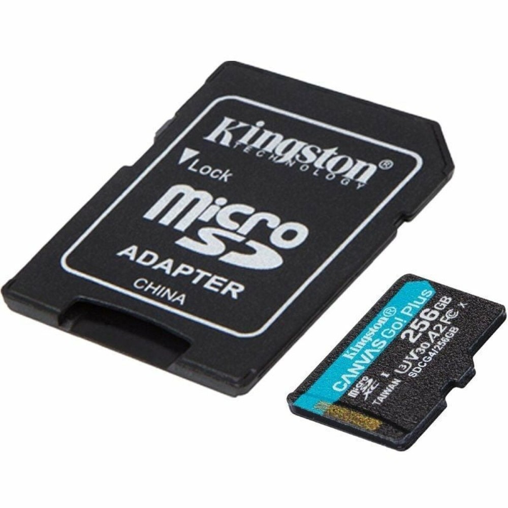 Carte Mémoire Micro SD avec Adaptateur Kingston CANVAS Go! Plus 256 GB