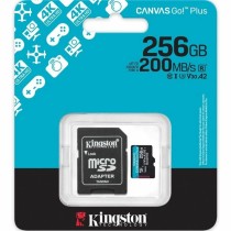 Carte Mémoire Micro SD avec Adaptateur Kingston CANVAS Go! Plus 256 GB