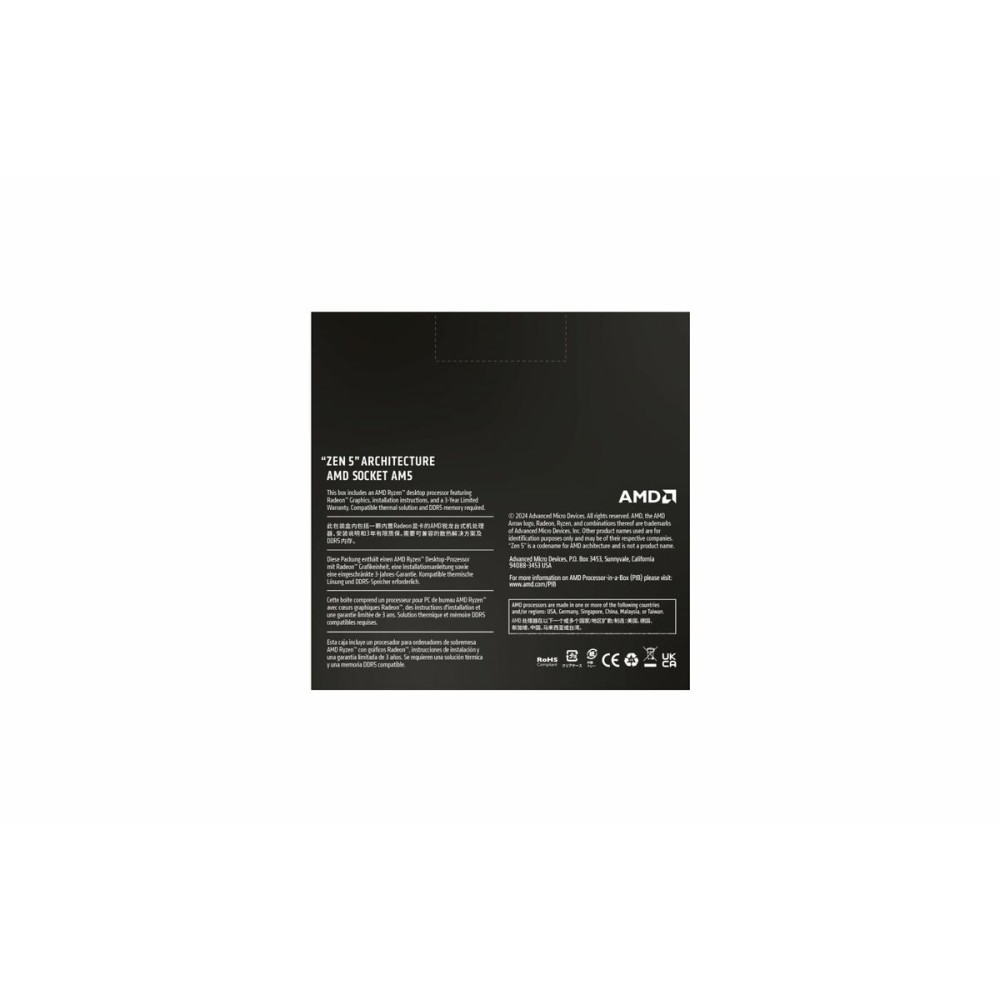 Processor AMD 100-100001404WOF AMD Ryzen 7 3700X AMD AM5