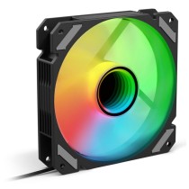 Ventillateur de cabine Sharkoon SHARK Mirror PWM RGB Ø 12 cm
