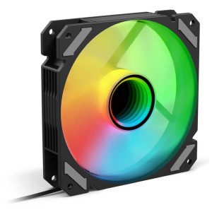 Ventillateur de cabine Sharkoon SHARK Mirror PWM RGB Ø 12 cm
