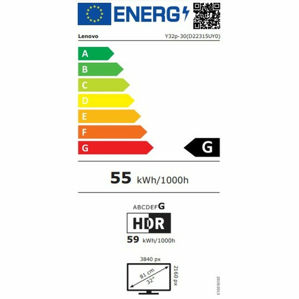 Écran Lenovo 66F9UAC6EU 31,5" 4K Ultra HD