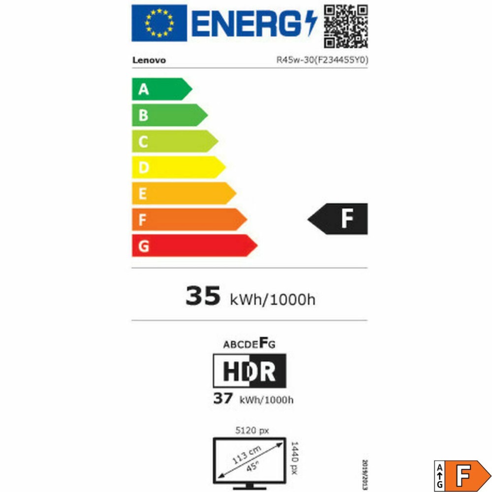 Écran Lenovo 67B1GAC3EU 44,5" 4K Ultra HD