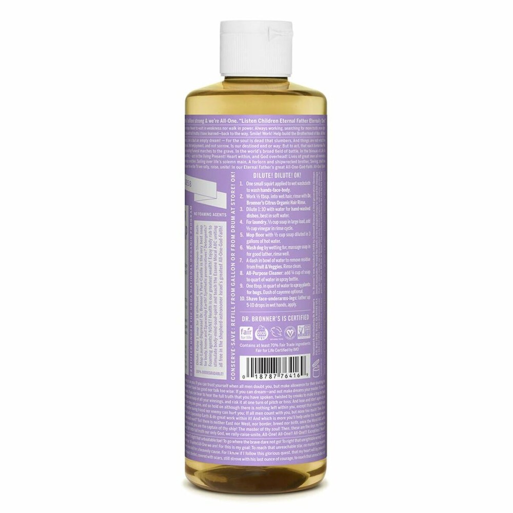 Savon liquide Dr Bronner's 475 ml Lavande